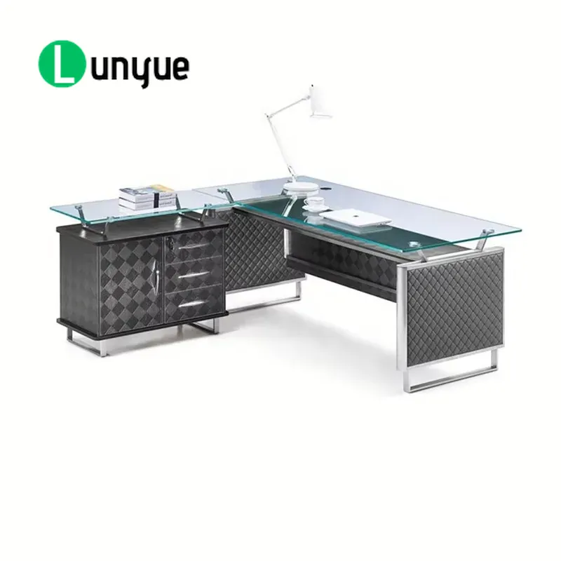 Office Tech Furniture - Mesa de Escritório Executiva Moderna de