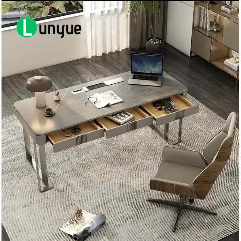 Office Tech Furniture - Mesa de Escritório Executiva Moderna em