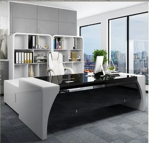 Office Tech Furniture - Mesa de escritório executiva de alta