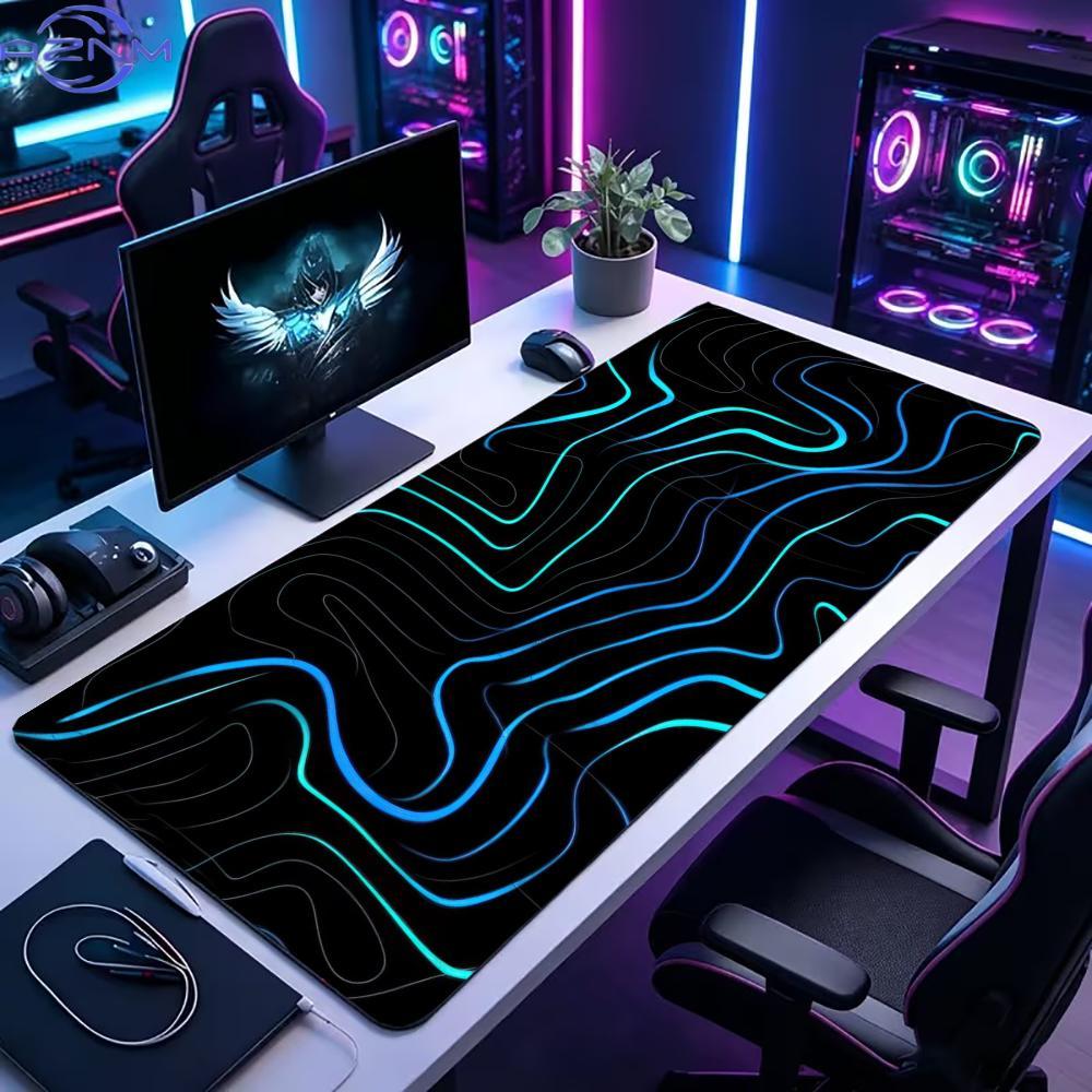 Office Tech Background - Mousepad Gamer XXL Grande com Estampa