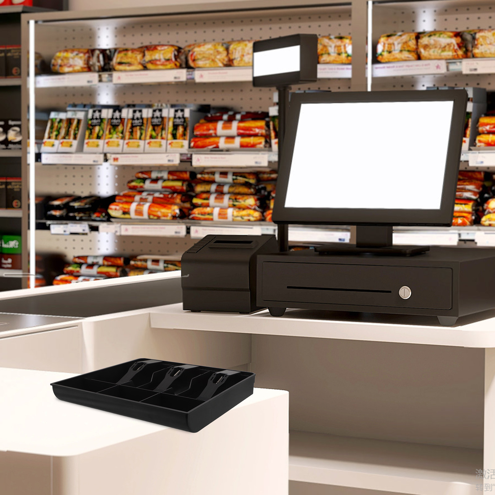 Cash Drawer Pos - Gaveta para Caixa Registradora com Múltiplos