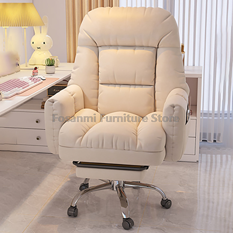Office Tech Chair - Cadeira de escritório giratória larga ergonômica