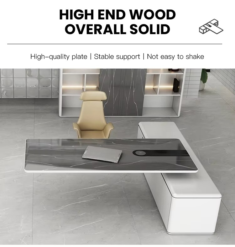 Office Tech Furniture - Mesa de Escritório Executiva Moderna Nórdica