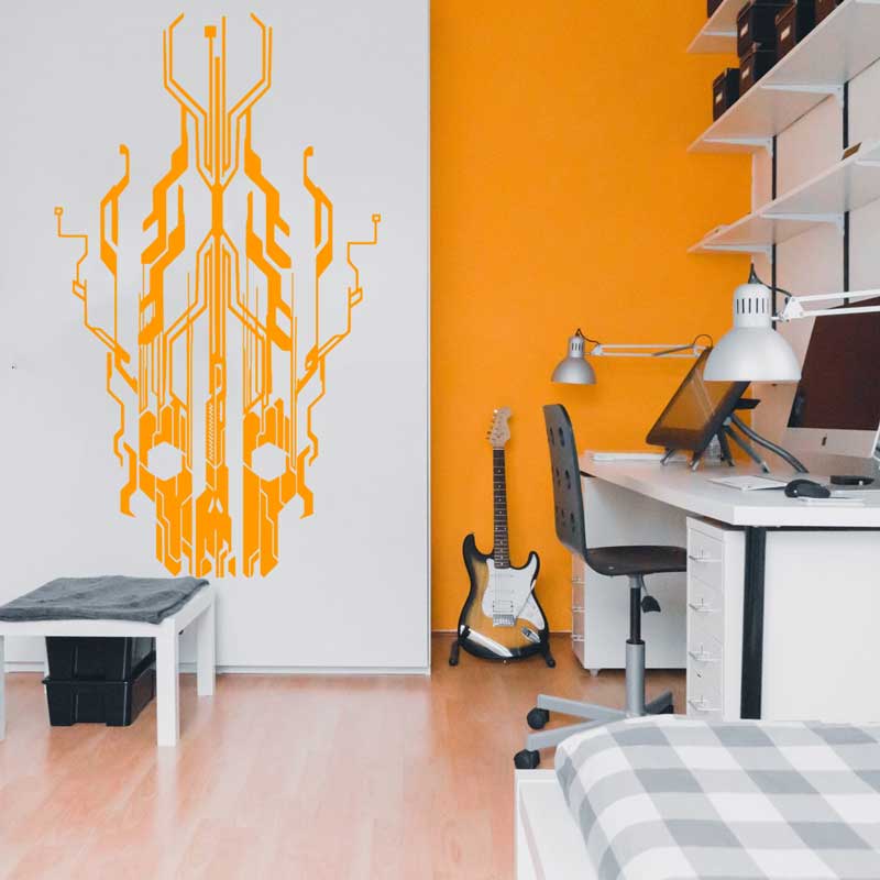 Chip circuito tecnologia crâni - Office Tech Furniture avaliação e preço