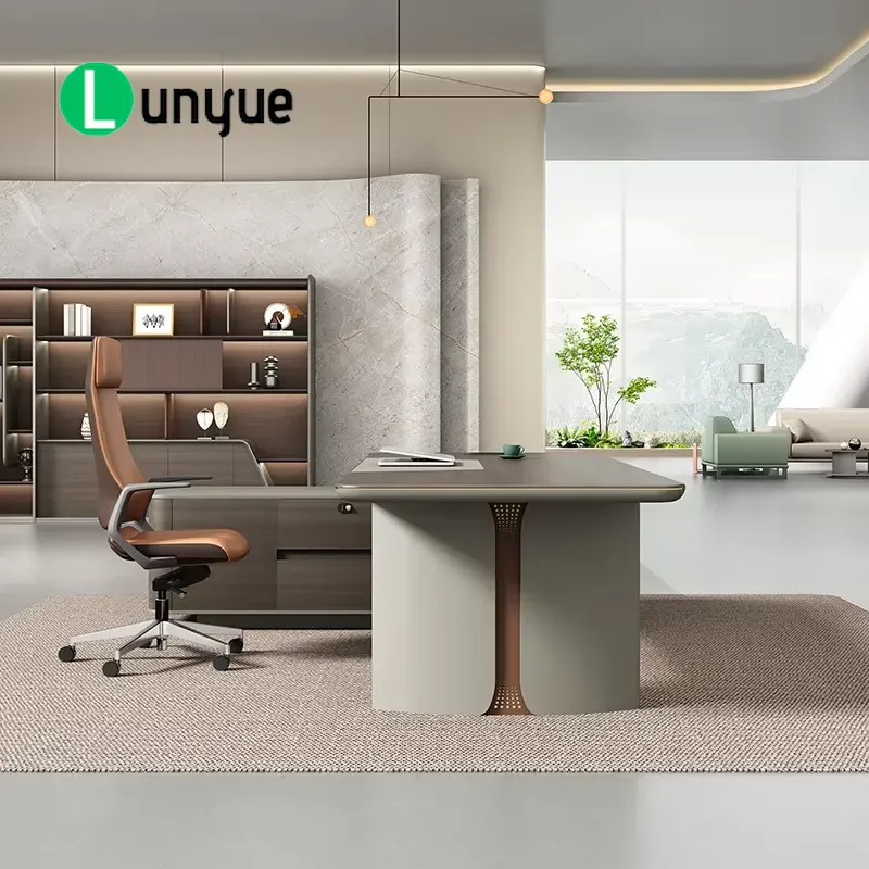 Mesa Executiva em L Moderna e  - Office Tech Furniture avaliação e preço