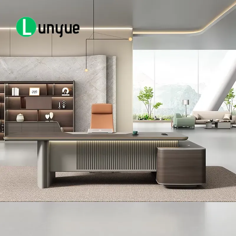 Mesa Executiva em L Moderna e  - Office Tech Furniture avaliação e preço