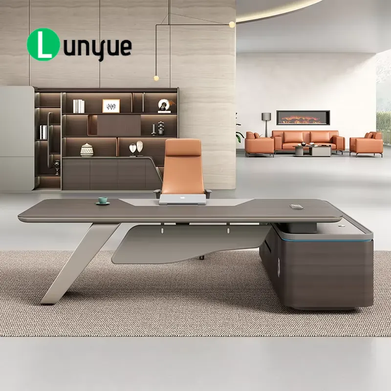 Mesa Executiva em L Moderna e  - Office Tech Furniture avaliação e preço