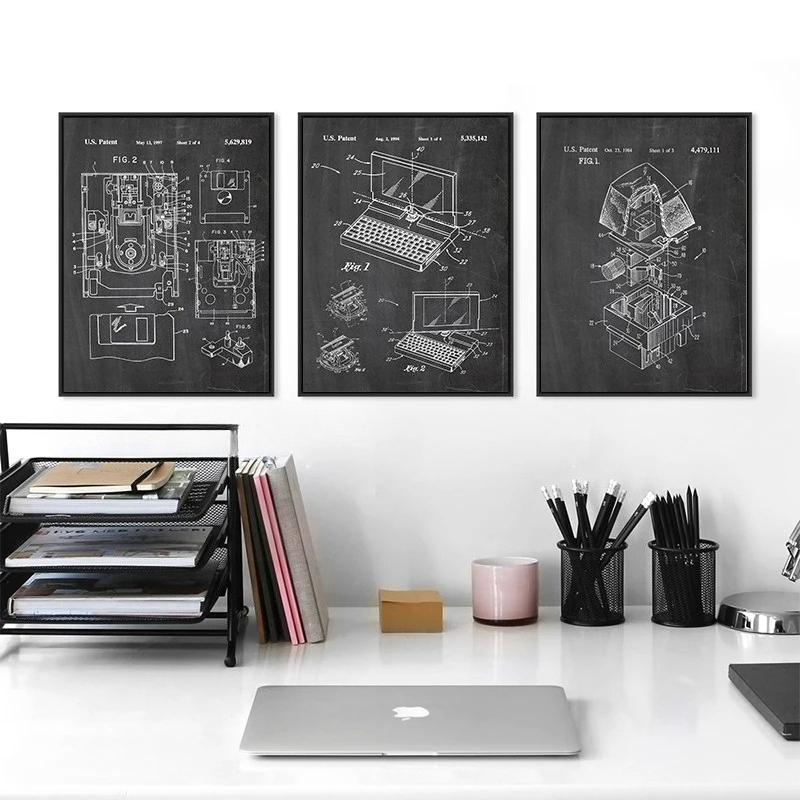 Conjunto de 6 Peças de Arte de - Office Print Tech avaliação e preço