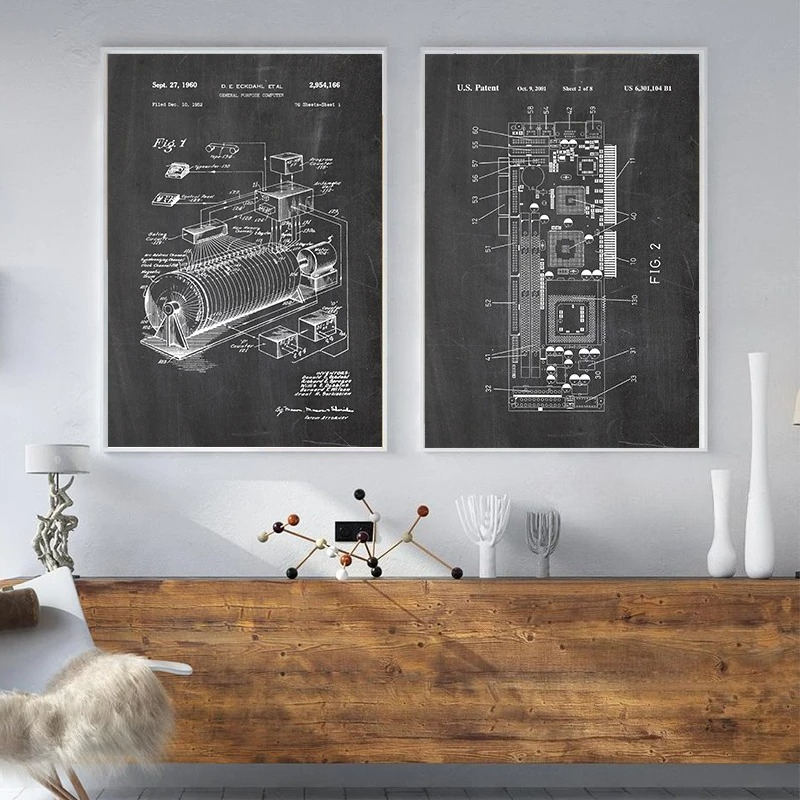 Conjunto de 6 Peças de Arte de - Office Print Tech avaliação e preço