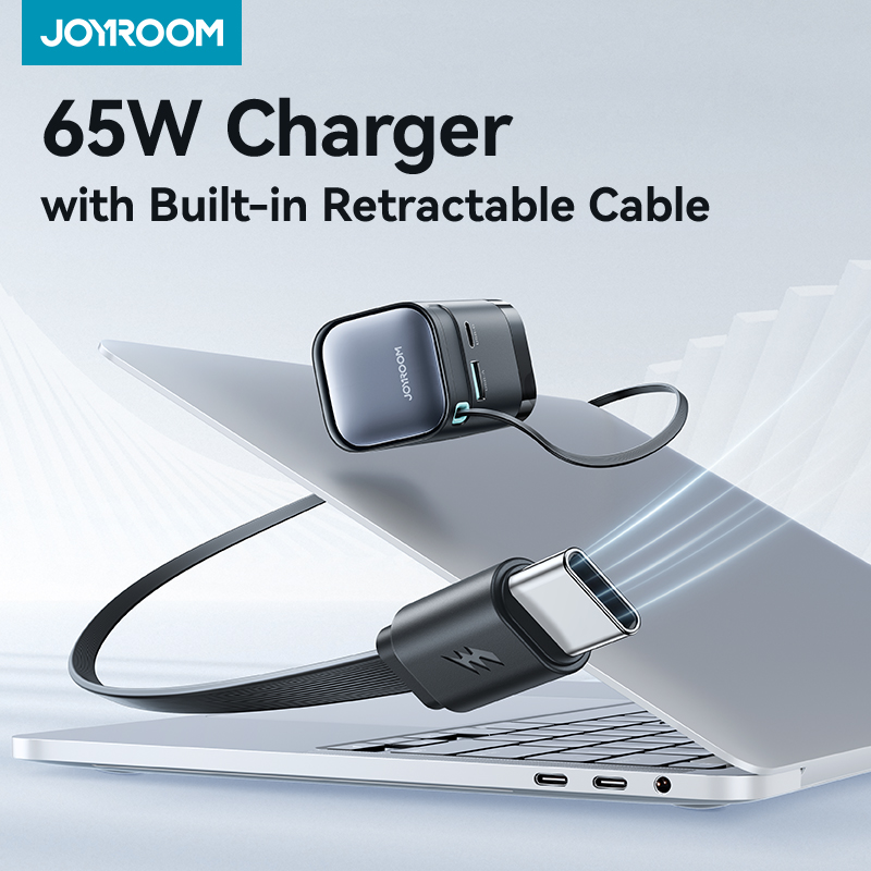 Joyroom 65W GaN Carregador USB - Cable Lock Laptop avaliação e preço