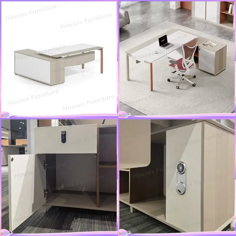 Mesa Executiva em L Moderna pa - Office Tech Furniture avaliação e preço