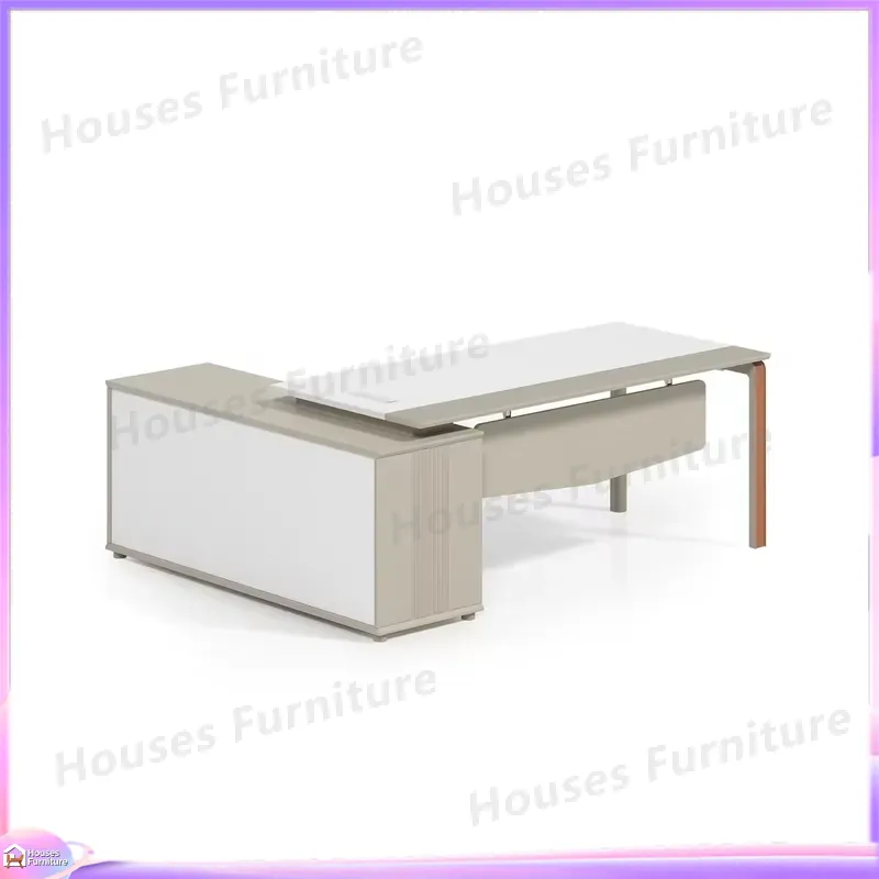 Mesa Executiva em L Moderna pa - Office Tech Furniture avaliação e preço