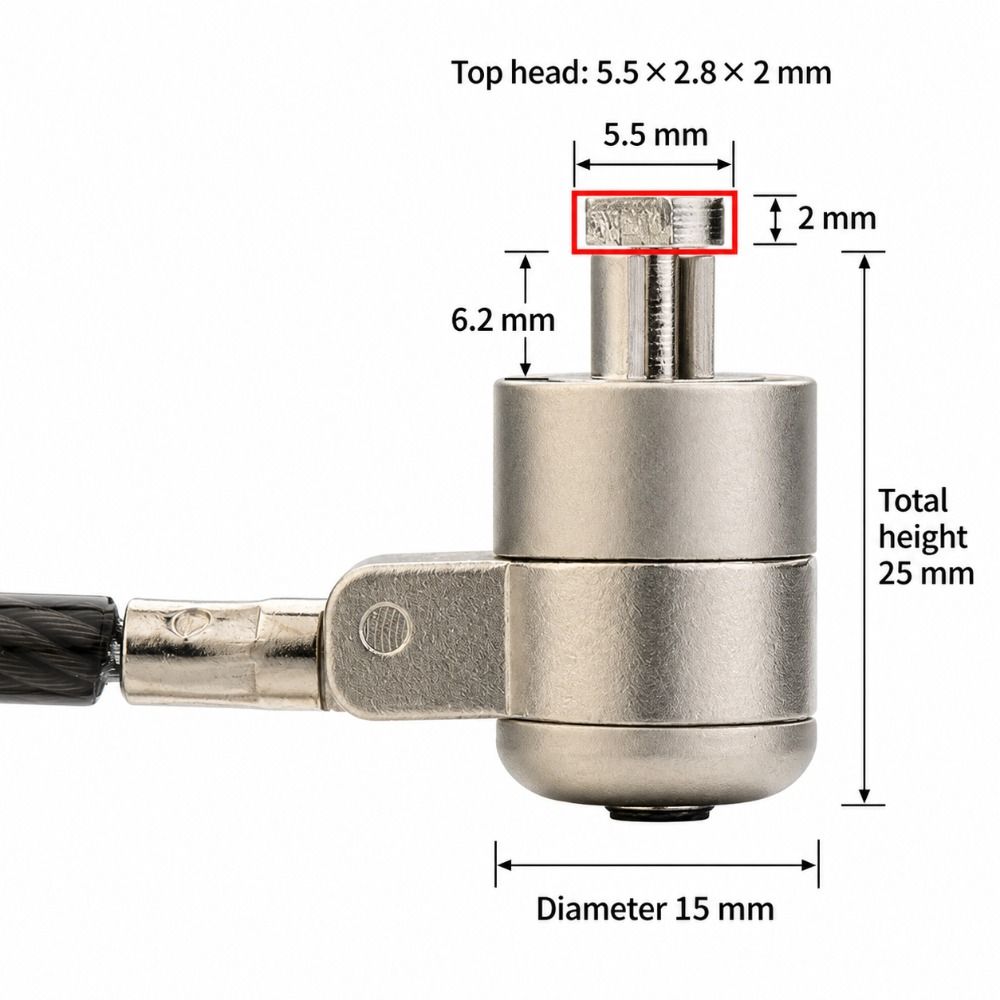 Cabo de segurança para portáti - Cable Lock Laptop avaliação e preço