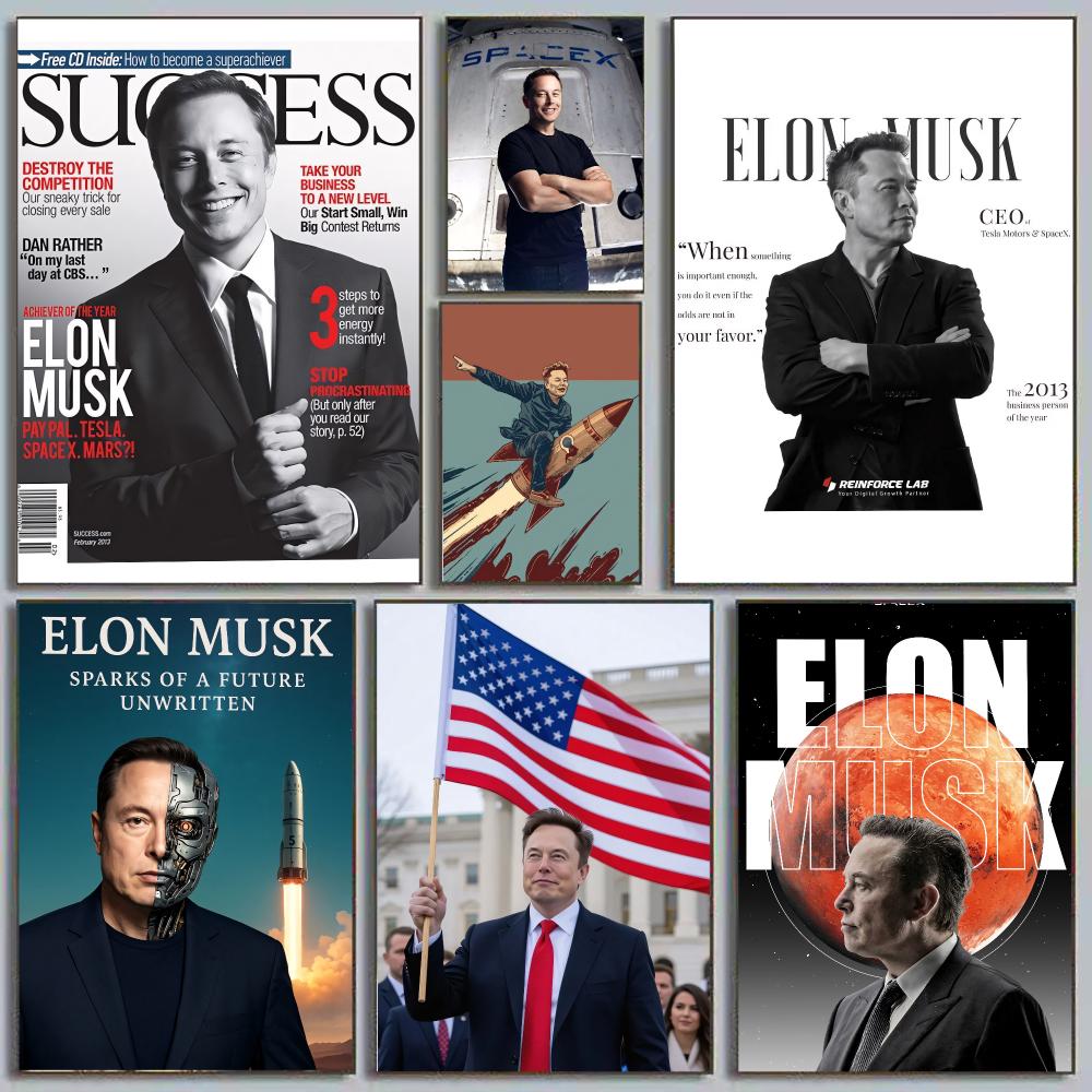 Elon Musk Dogefather, Visionár - Office Print Tech avaliação e preço